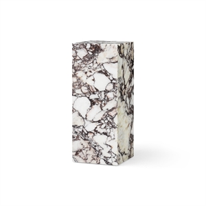 Audo Plinth Pedestal Calacatta Viola Marble