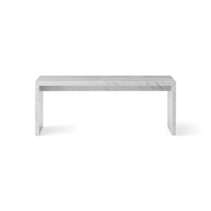 Audo Plinth Bridge Coffee Table Carrara Marble