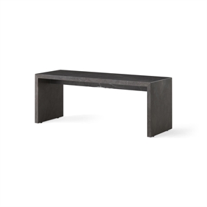 Audo Plinth Bridge Coffee Table Gray Kendzo Marble