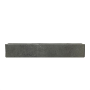 Audo Plinth Shelf Brown/ Gray Kendzo Marble