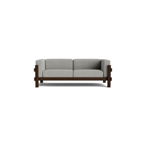 Normann Copenhagen Kube 3-istuttava sohva tummanruskea/Remix 133