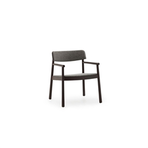 Normann Copenhagen Timb -nojatuoli, verhoiltu ruskea/Hallingdal 368