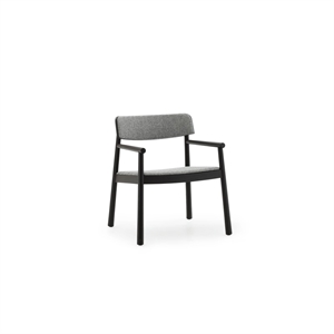 Normann Copenhagen Timb -nojatuoli, Verhoiltu musta/Hallingdal 166
