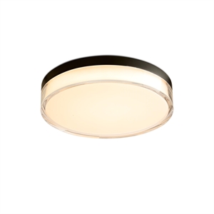 Halo Design Clear -kattovalaisin Ø28 Akryyli/musta