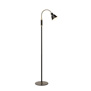 Halo Design Space -lattiavalaisin, 1-haarainen, LED, Musta, Antiikki