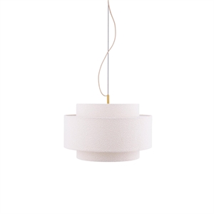 Globen Lighting Noah Pendant 50 Bouclé White