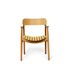 Bent Hansen Asger Dining Chair Upholstered Oak/Vils 22-100/110