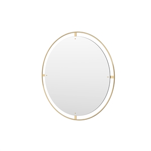 Audo Nimbus Mirror Ø110 Polished Brass