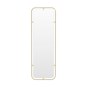 Audo Nimbus Mirror Rectangular Polished Brass