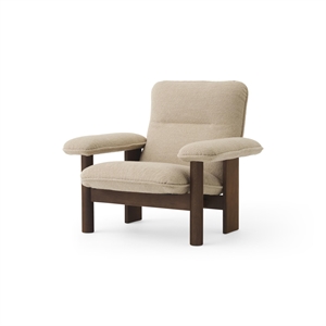 Audo Brasilia Armchair Dark Oak/Bouclé