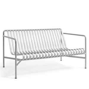 HAY Palissade Lounge Sofa Hot Galvanized Steel