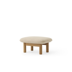 Audo Brasilia Ottoman Oak/Bouclé