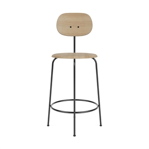 Audo Afteroom Plus Bar Stool H97 Black/ Natural Oak