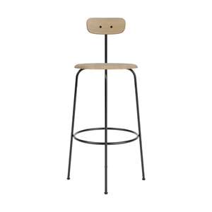 Audo Afteroom Bar Stool H101 Black/ Natural Oak