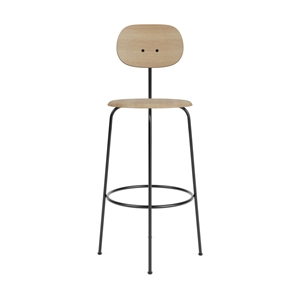 Audo Afteroom Plus Bar Stool H106 Black/ Natural Oak