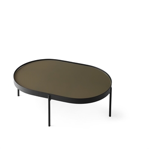 Audo NoNo Table Large Black/ Brown Glass