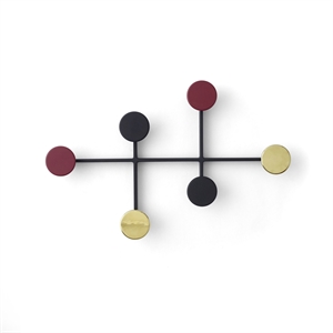 Audo Afteroom Coat Rack Black/ Brass