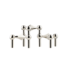 STOFF Nagel -kynttilänjalkasarja, 3 Kpl Kromia