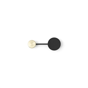 Audo Afteroom Coat Hanger Small Black/ Brass