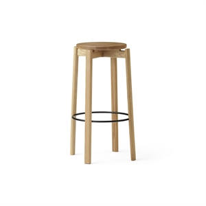 Audo Passage Barstool Natural Oak H75