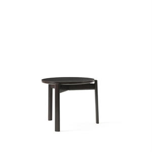 Audo Passage Round Coffee Table Ø50 Dark Lacquered Oak