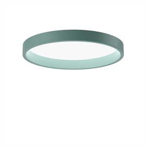 Louis Poulsen LP Circle -kattovalaisin, Puoliuppoasennus, Ø45, 3000K, Dali/Switch-Dim, Vaalea Petrooleumi