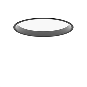 Louis Poulsen LP Circle -kattovalaisin, Upotettu, Ø26, 3000K, Dali-/kytkentähimmennys, Musta