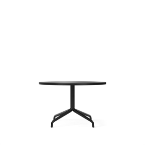 Audo Harbor Column Coffee Table Black/Charcoal Linoleum