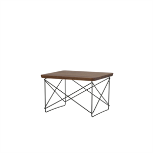 Vitra Occasional Table LTR Yöpöytä/Sivupöytä Tumma Pähkinäpuu/Musta