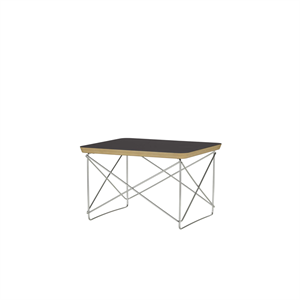 Vitra Occasional Table LTR yöpöytä/sivupöytä musta laminaatti/ruostumaton teräs