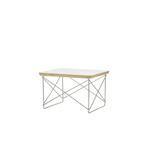 Vitra Occasional Table LTR Yöpöytä/Sivupöytä Valkoinen Laminaatti/Ruostumaton Teräs