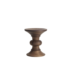 Vitra Eames -jakkara, malli B, tummanruskea