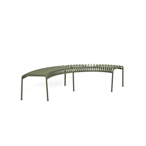 HAY Palissade Park Bench Set of 2 Freestanding Olives