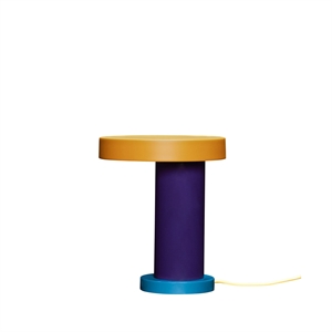 Hübsch Magic-pöytälamppu Violetti/bensiini/oranssi/keltainen