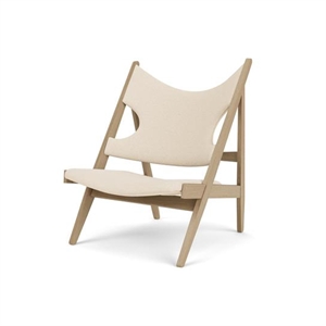 Audo Knitting Armchair Natural Oak/Jasmine