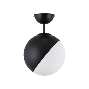 Globen Lighting Contur 25 Kattovalaisin Musta/valkoinen