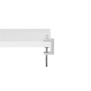 Anglepoise -tyyppinen Liesikiinnike Pöytävalaisimelle, Alppivalkoinen