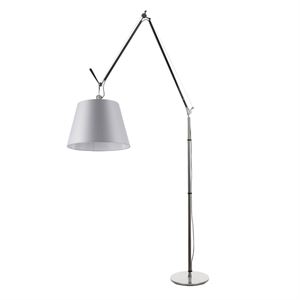 Artemide Tolomeo Mega Floor Lamp Satin 42 cm Shade w. dimmer