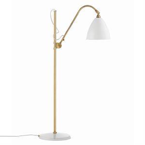Bestlite BL3M Floor Lamp Mat White & Brass