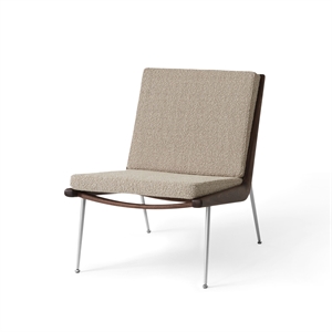 &Tradition Boomerang HM1 Armchair Walnut/Karakorum 003/Steel