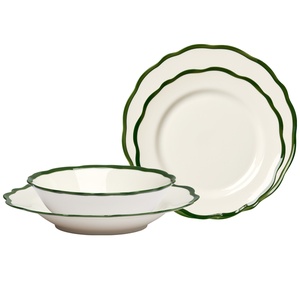 Decotique Fleur Aloitussetti, 16 Kpl, Valkoinen/tummanvihreä