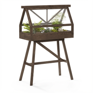 Design House Stockholm Greenhouse -kasvihuone, Tumma Tuhka