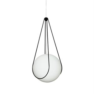 Design House Stockholm Luna Pendant Large with black Kosmos Holder