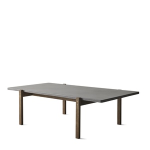 Eberhart Eugene Coffee Table Dark Concrete/Dark Oak