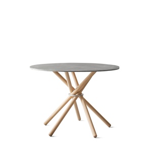 Eberhart Hector 120 Dining Table Light Concrete/Light Oak