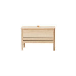 Form & Refine A Line Bench 68 White Oiled Oak