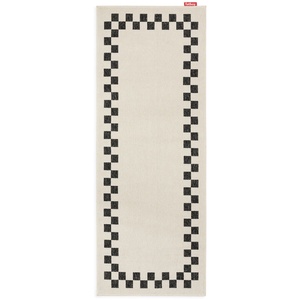 Fatboy Carpretty Catwalk Check -matto 80x200 cm Antrasiitti/Kerma