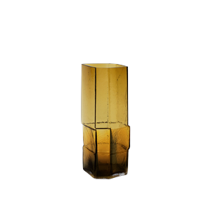 Ferm Living x Utzon Can Lis Muro Vase H30 Kierrätetty Amber