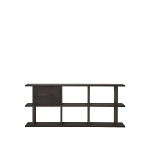 Ferm Living Kona -kirjahylly, Tummanruskea