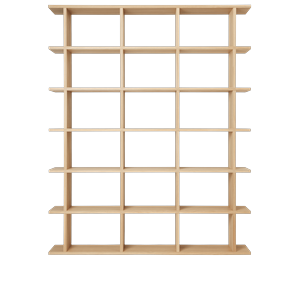 Ferm Living Kona -kirjahylly 3x6, Luonnonvärinen Tammi